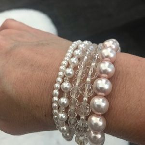 A bunch of bracelets